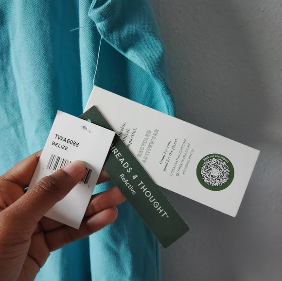 Threads 4 Thought Turquoise Tennis Dress - Picture 3 of 4